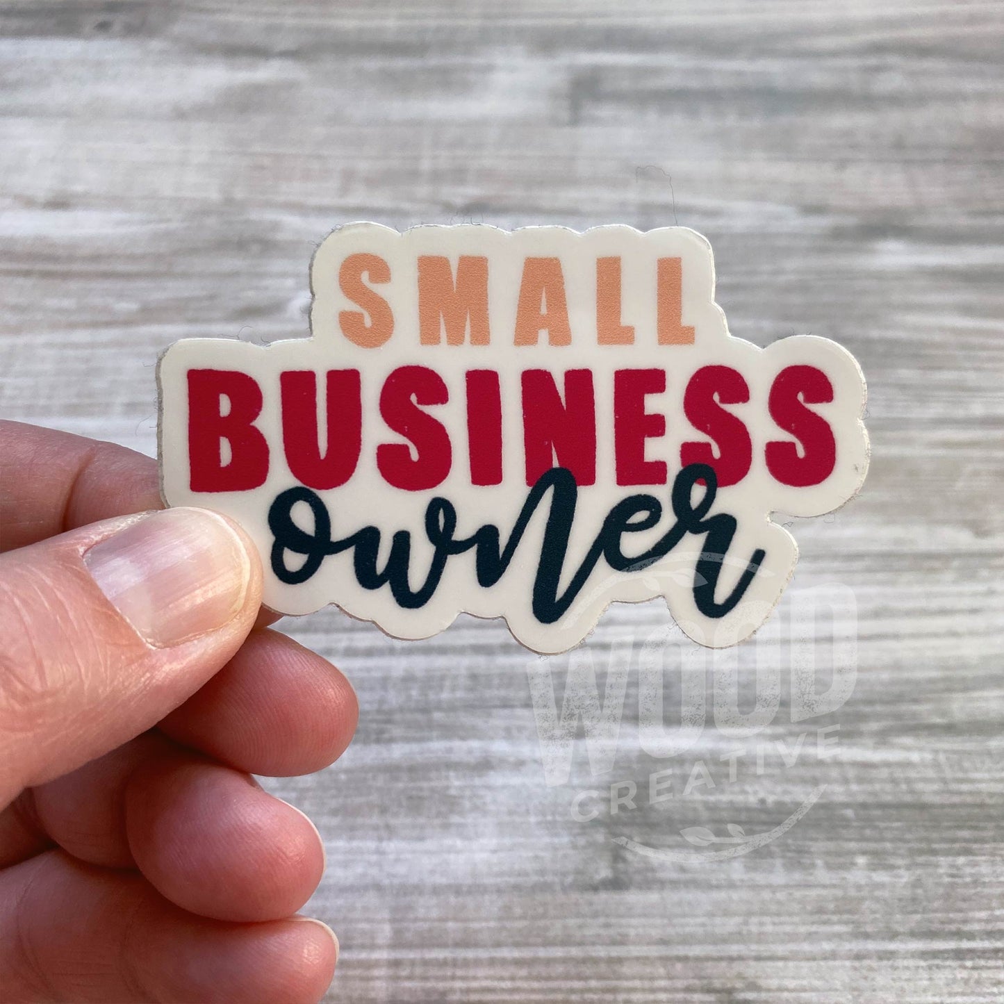 Small Business Owner High Quality Vinyl Sticker
