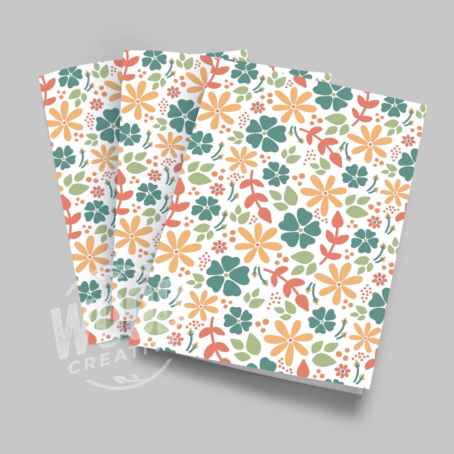 Spring Floral Greeting Card Bundle - Pack of 3