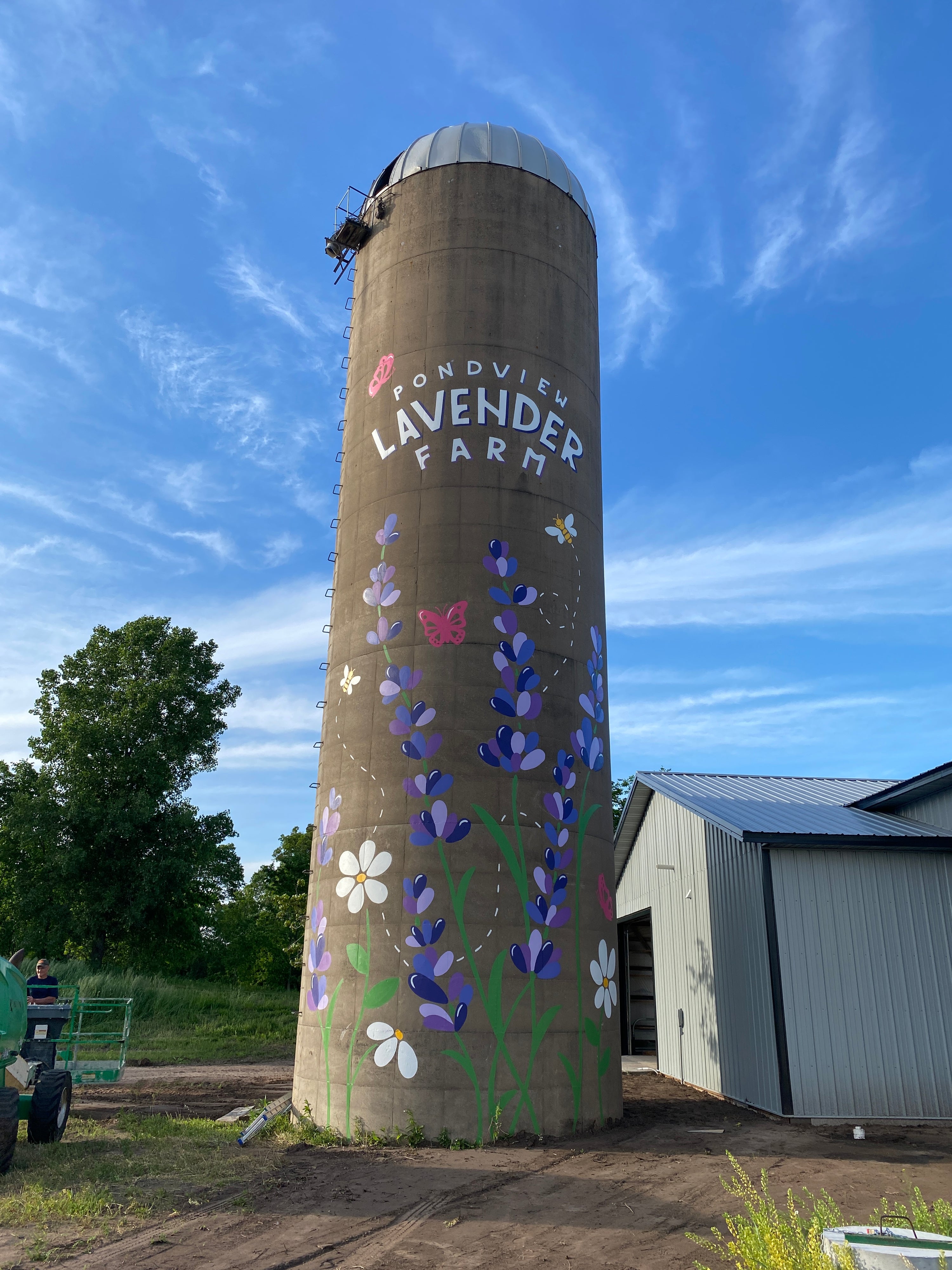 Pondview Lavender Farm Silo