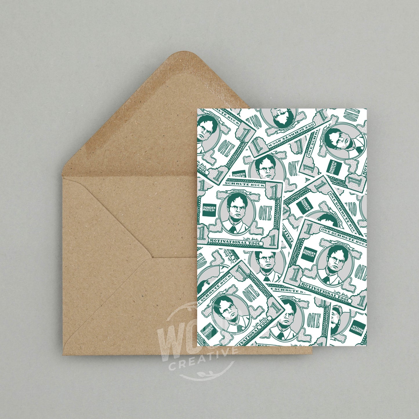Schrute Bucks Greeting Card Bundle - Pack of 3