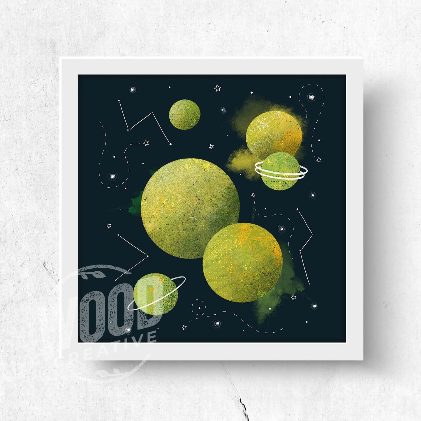 Green Space 8x8 Art Print