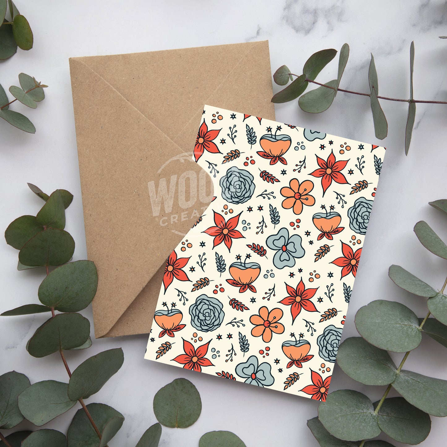 Floral Greeting Card Bundle - Pack of 3